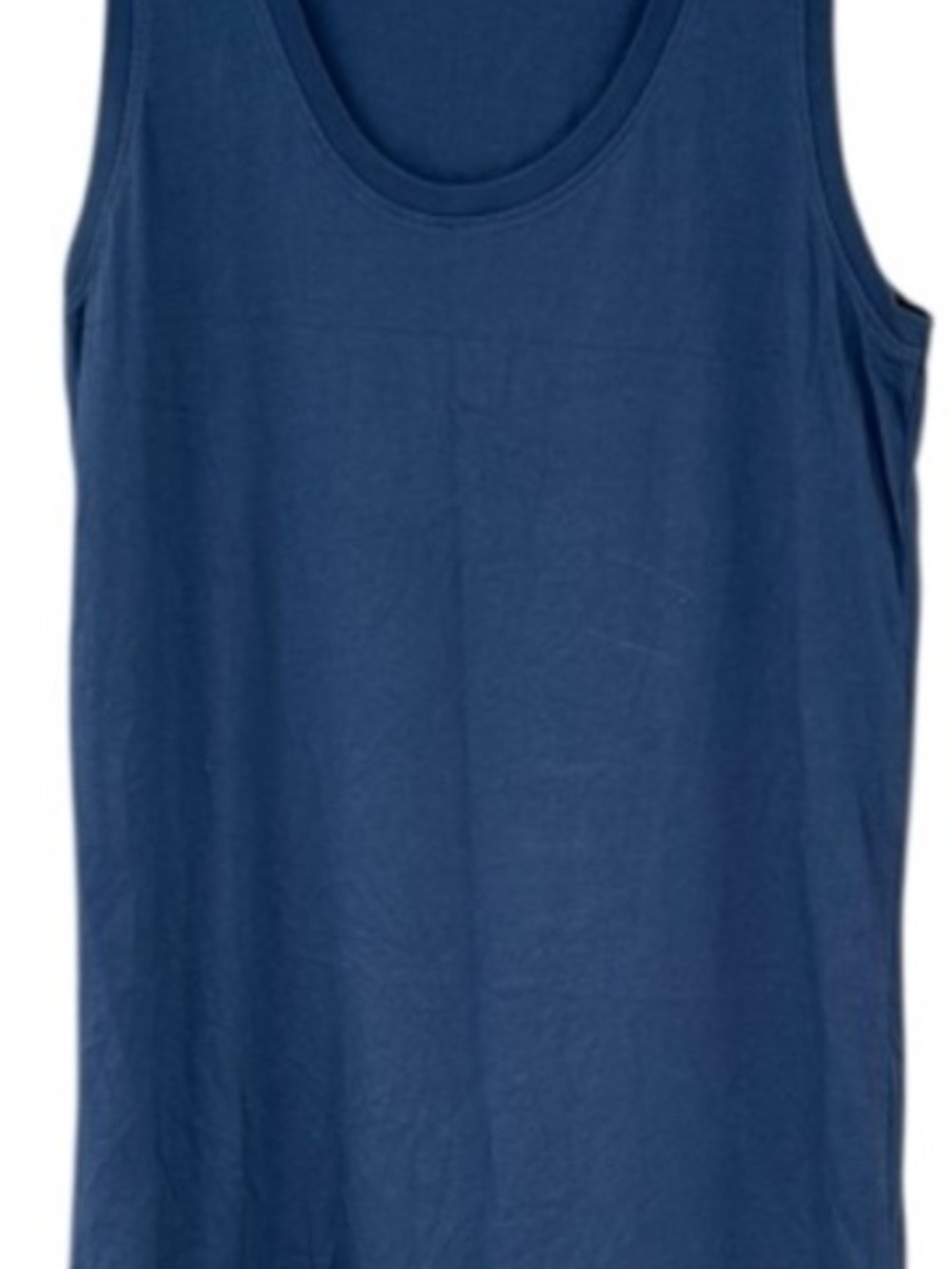 PACT Women’s Blue Midi Softspun Tank Dress - Organic Cotton - Size Medium - Picture 15 of 15
